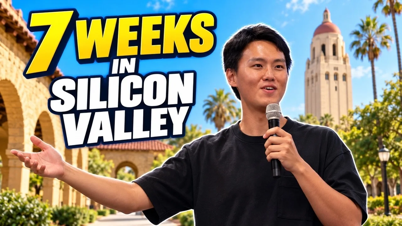 YouTube 影片封面：7 Weeks in Silicon Valley